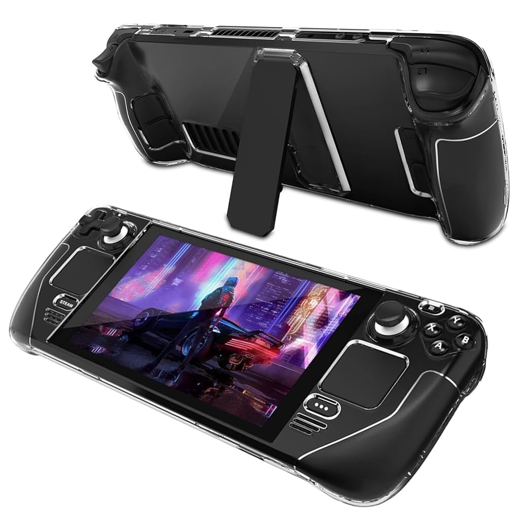 ZORBES Protective Case for Steam Deck, Carrying Case for Steam Deck Case Protector with Steam Deck Kickstand, Full Protective Cover Shock-Absorption and Anti-Scratch Steam Deck Cover, Not Included Steam Deck ZORBES Protective Case for Steam Deck, Carrying Case for Steam Deck Case Protector with Steam Deck Kickstand, Full Protective Cover Shock-Absorption and Anti-Scratch Steam Deck Cover, Not Included Steam Deck